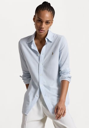 LONG SLEEVE BUTTON FRONT  - Overhemdblouse - blue