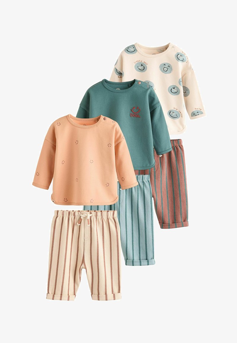 Next SET 6 PACK REGULAR FIT - Leggings - Trousers - teal faces