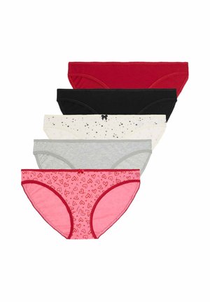 5PACK PRINTED KNICKERS - Bikini pezzo sotto - very pink
