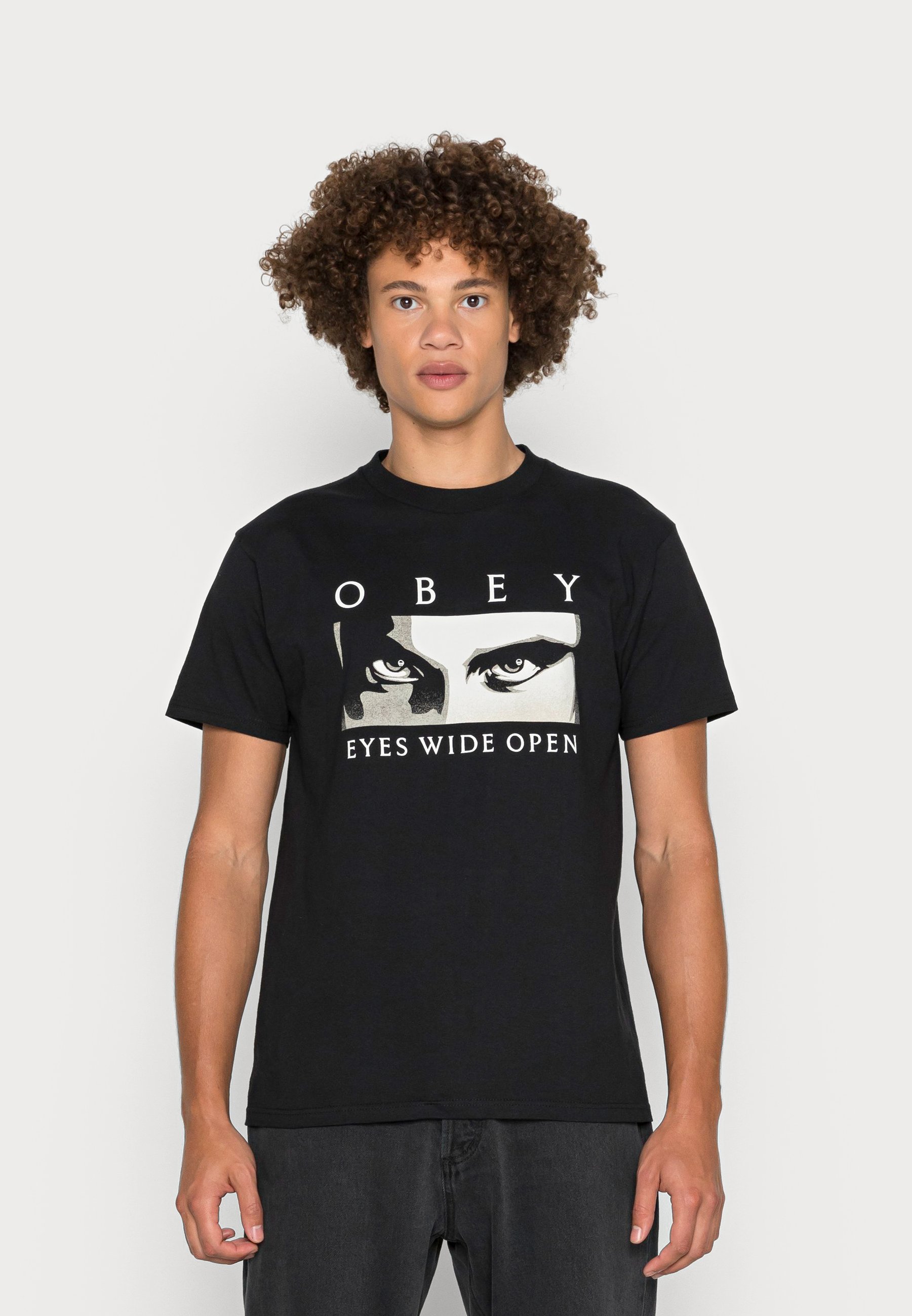 Obey Clothing OBEY EYES WIDE OPEN - T-shirt con stampa - black/nero