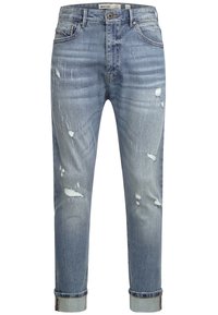 MALINOS - Jeans Straight Leg - mid destroy wash