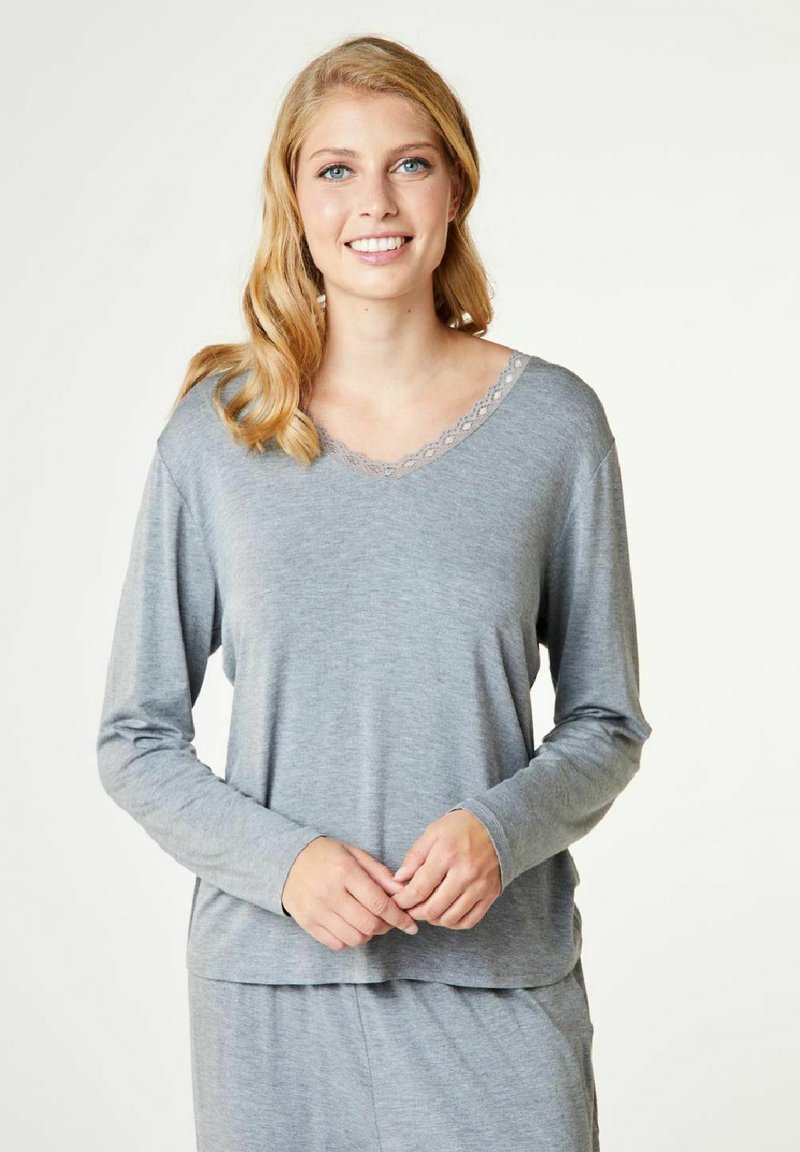 CCDK JORDAN L/S - Pyjama top - grey melange