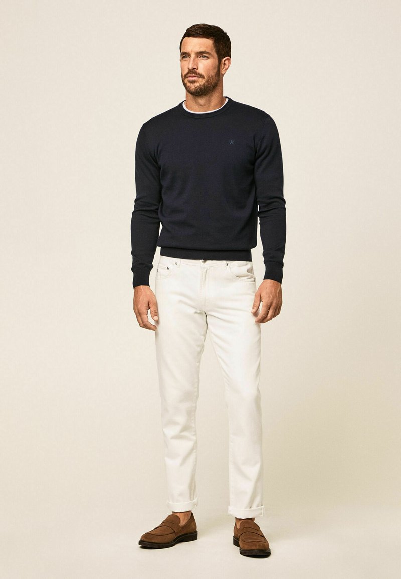 Hackett London Straight leg jeans wit Hackett London Straight leg jeans wit