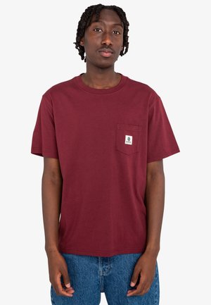 Element POCKET - T-shirt print - red