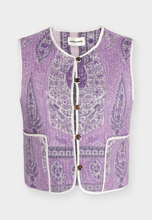 Antik Batik TAJARA GILET - Weste - lilac
