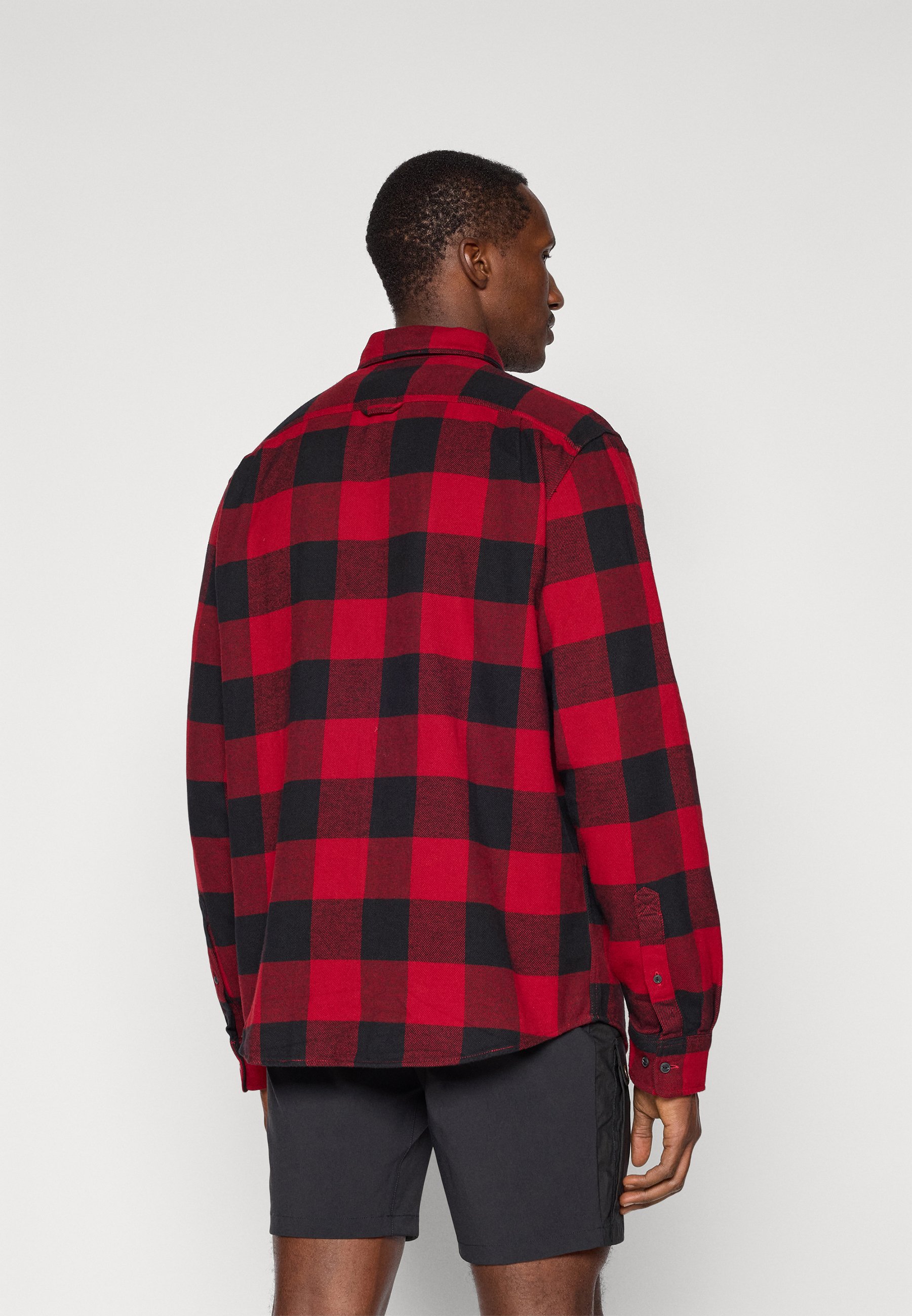 Fjällräven ÖVIK HEAVY FLANNEL SHIRT M - Shirt - red/black/red