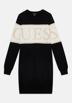Guess, JUNIOR SWEATER DRESS - Дневна рокля - jet black