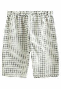 Next WIDE LEG SET - REGULAR FIT - Tygbyxor - white grid print