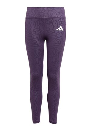 OPTIME - Leggings - aurora plum/white