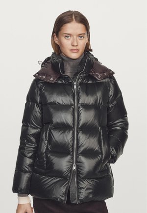 Massimo Dutti WATER-REPELLENT PUFFER - Down jacket - black