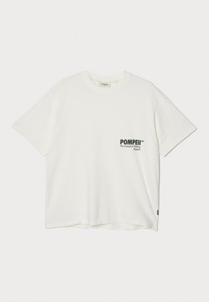 Pompeii BOXY TEE - Triko s potiskem - off-white