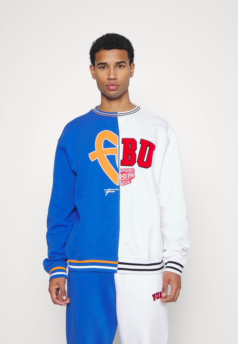 FUBU VARSITY COLLEGE SPLIT CREW Sweatshirt blue Zalando.ie