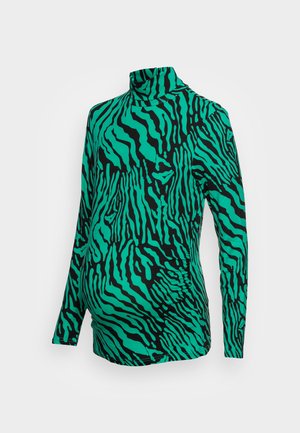 PMNALA HIGH NECK - Camisola de manga comprida - parakeet/black