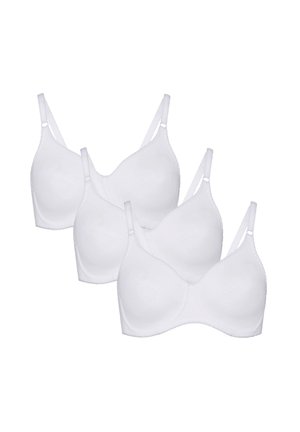 3-ER PACK - Underwired bra - weiß