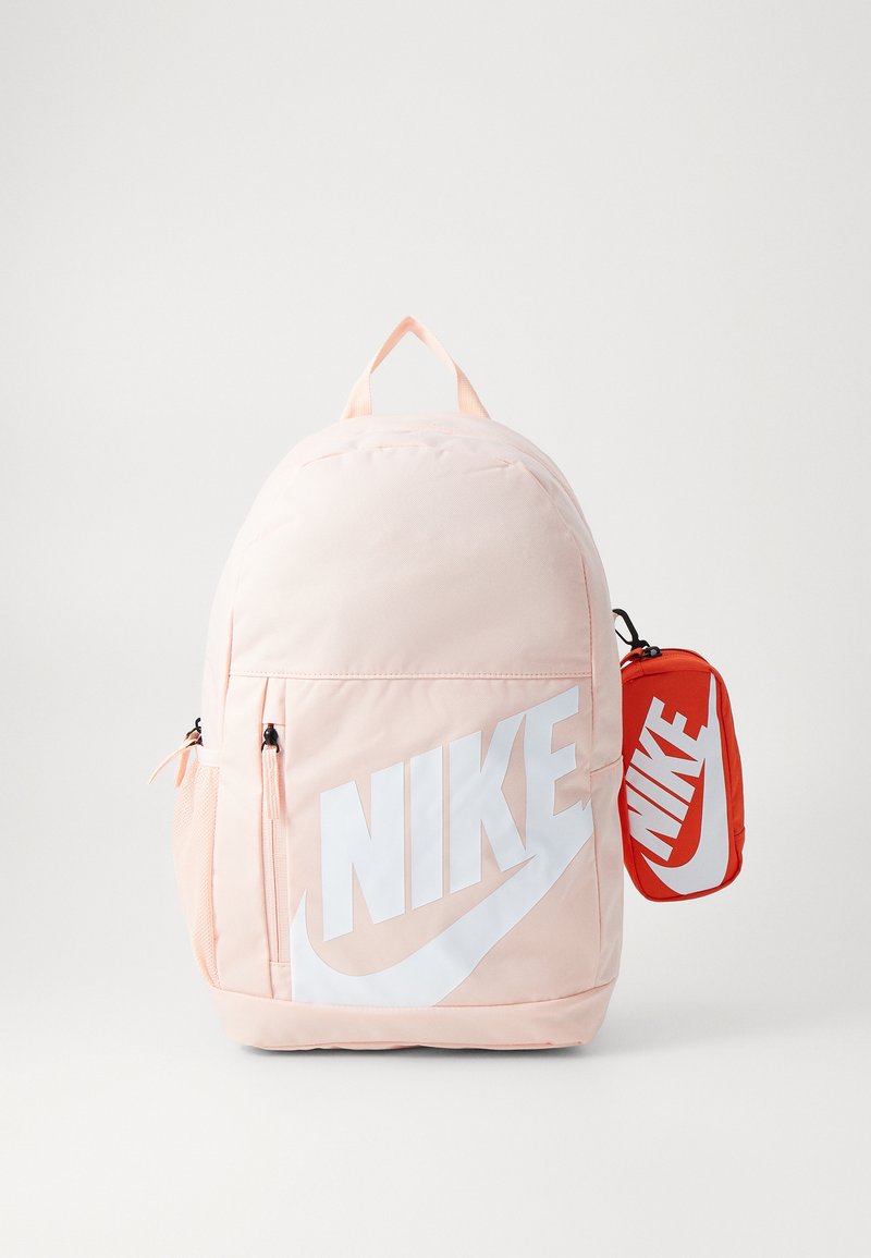 Nike Sportswear ELMNTL UNISEX SET - Dnevni ruksak - washed coral/orange/(white)