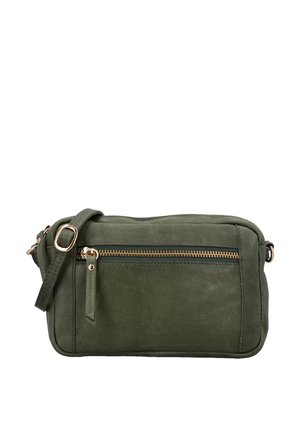 Gusti Leder DOMINIC - Torba preko tijela - green