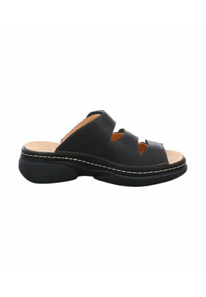 CAMBIO - Pantolette hoch - schwarz
