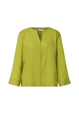 Street One, 3/4-ARM BLUSE MIT SPLIT NECK - Blouse - apple lime