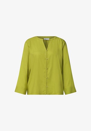 Street One, 3/4-ARM BLUSE MIT SPLIT NECK - Blouse - apple lime