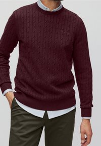 BONDELID Strickpullover - red