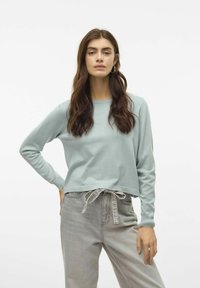 Vero Moda SILJE LS O NECK GA NOOS - Maglione - gray mist