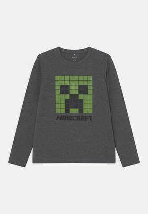 NKMMINECRAFT ANDREX - Longsleeve - dark grey melange