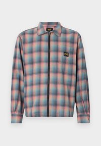 Unselected, pink/teal plaid