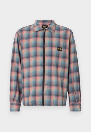 Stan Ray ZIP SHIRT UNISEX - Button-down blouse - pink/teal plaid
