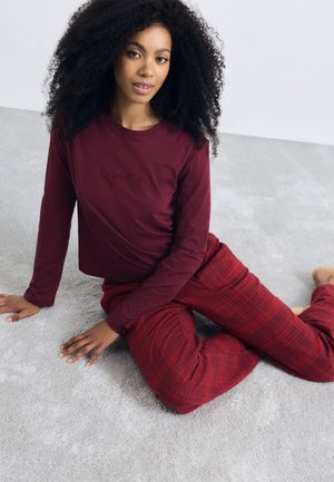 TEE PANT SLEEP  - Pizsama szett - zinfandel