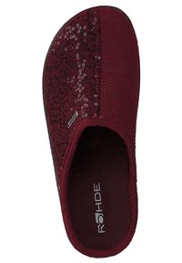 Rohde Slippers - weinrot