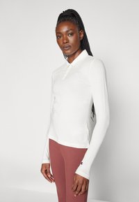 Champion ICONS LONG SLEEVE - Hosszú ujjú felső - white