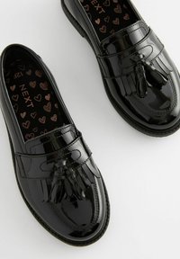 Next TASSEL LOAFER SCHOOL - Chaussons - black patent