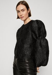 Malina ZOEY DOUBLE POUF SLEEVE  - Blúzka - black