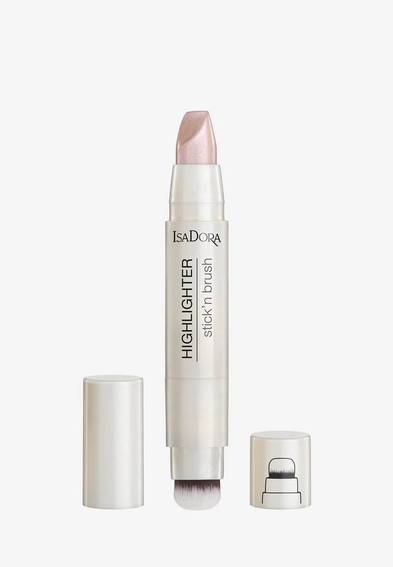 IsaDora HIGHLIGHTER STICK'N BRUSH Rozświetlacz/różowy Zalando.pl