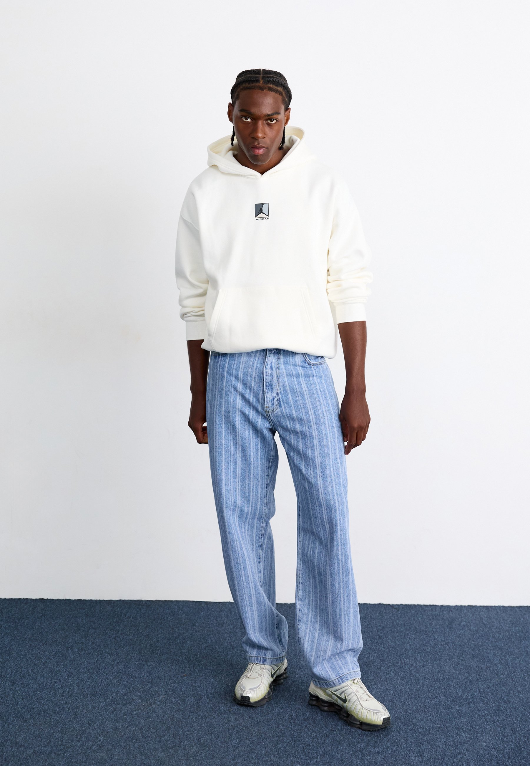 Carhartt WIP RYLAN PANT - Jean baggy - blue stone bleached/bleu