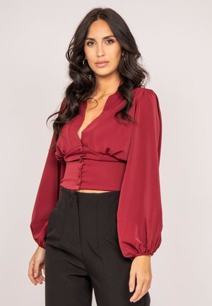 Dona x Lisa FOLIVIA - Blouse - bordeaux