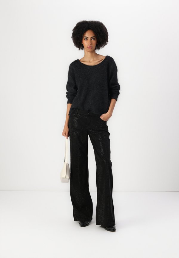 NUNY - Jumper - mottled anthracite2