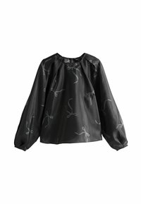 Non sélectionné, black silver bow print