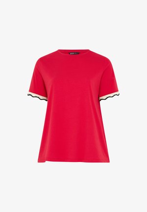 Yours Clothing, WOMEN'S T-SHIRTS - T-shirt basic - red