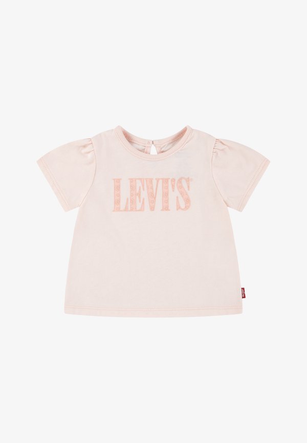 SMOCKED TEE - Print T-shirt - english rose