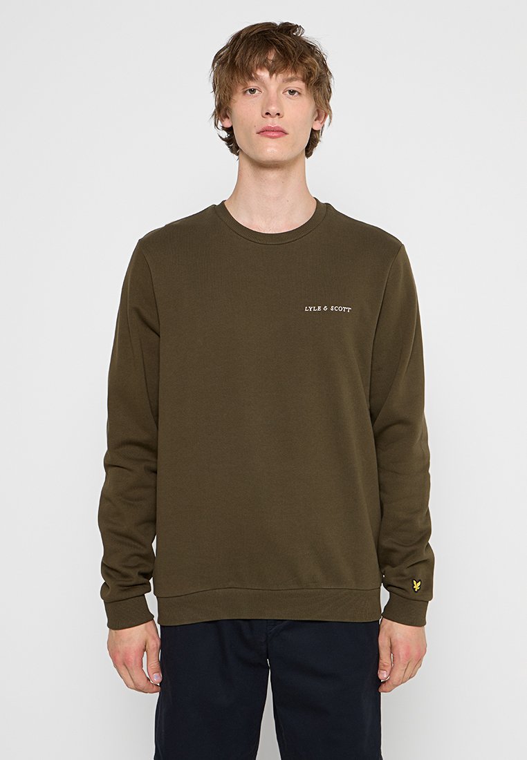 Lyle & Scott Sweater olijfgroen