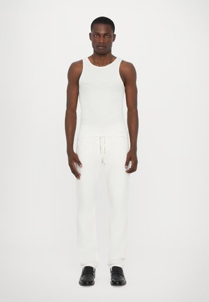 Ludovic de Saint Sernin CRYSTAL LOGO TANK UNISEX - Topp - white