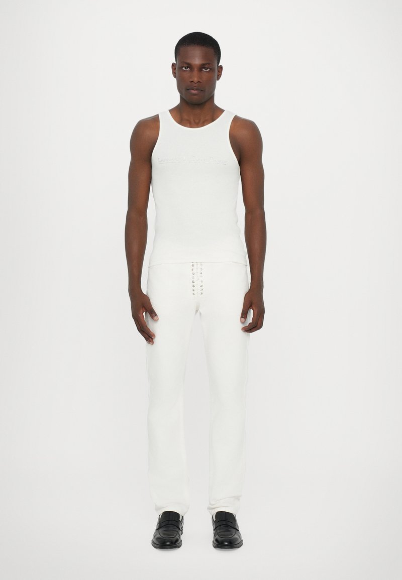 Ludovic de Saint Sernin CRYSTAL LOGO TANK UNISEX - Top - white