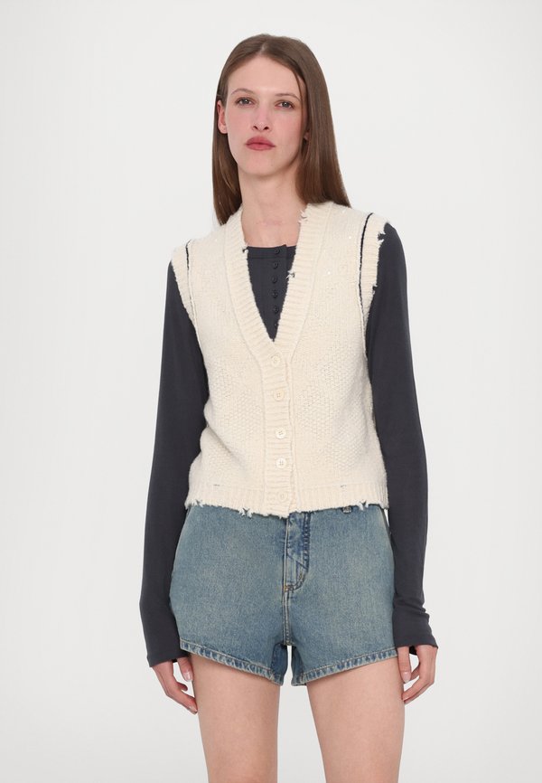 KARRY - Waistcoat - ecru2