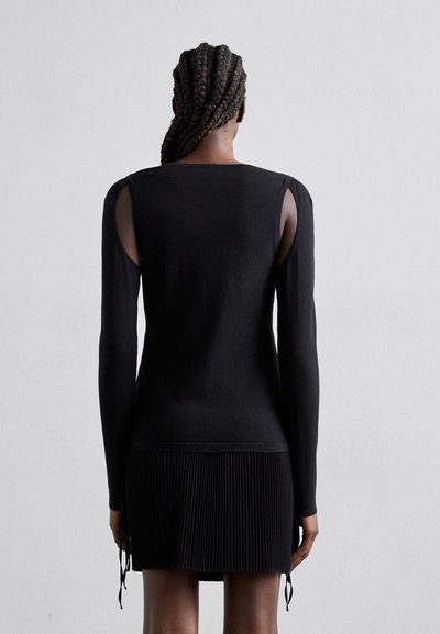 Helmut Lang CUT OUT CREW - Pullover - schwarz