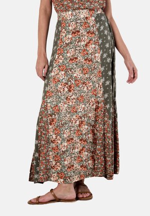 Apricot FLORAL khaki