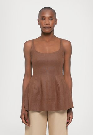 SYNA TOP - Bluse - clay