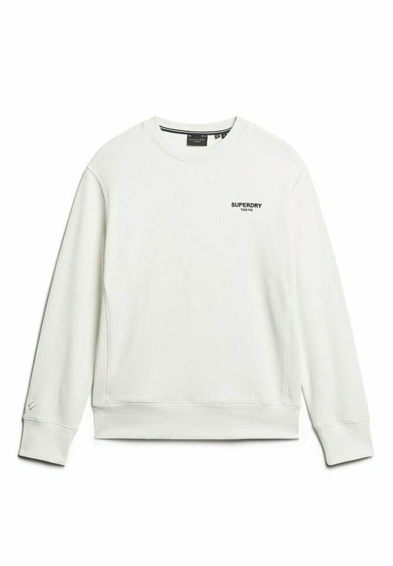 Superdry LUXURY SPORT LOOSE FIT CREW - Sweatshirt - nordic bone/weiß -  Zalando.de