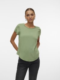 Vero Moda VMBELLA - T-shirts - hedge green