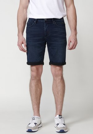 REGULAR BERMUDA WITH FIVE POCKETS - Short en jean - azul osc dark blue